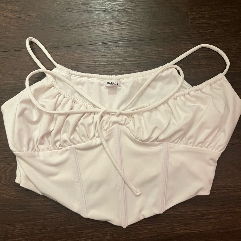 NEVER WORN Garage White Tank Top